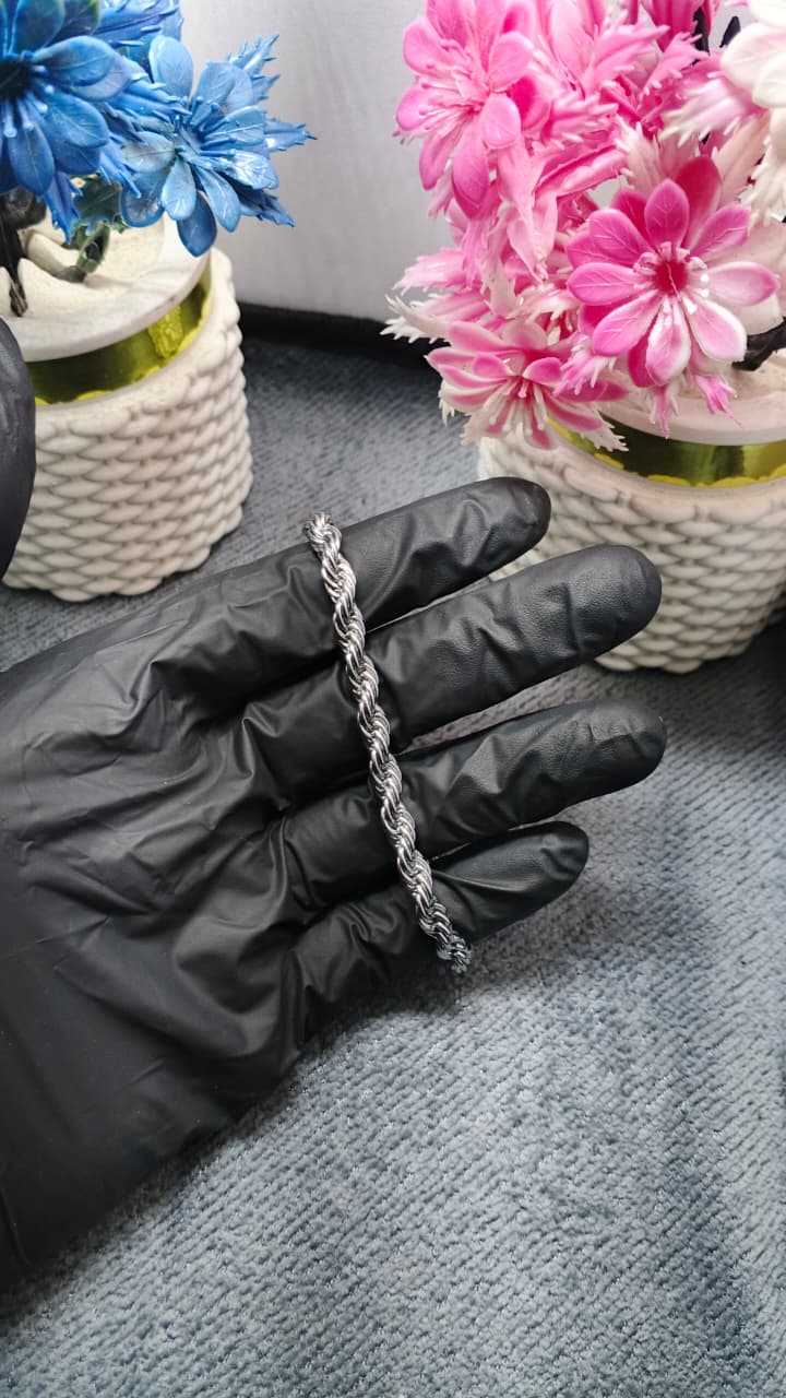 COMBO DEAL|Essential Sterling Silver Collection: Snake & Rope Chains with Lattice Diamond Ring